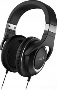 Kабелски слушалки Genius HS610, микрофон, супра-ауерални, црни