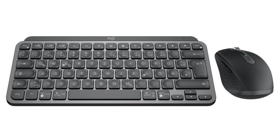 Set tastierë dhe maus Logitech MX Keys Mini Combo, USB-C, e hirtë