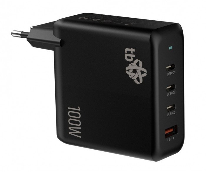 Karikues muri Lenovo GaN, 100W, 3x USB C USB A, i zi