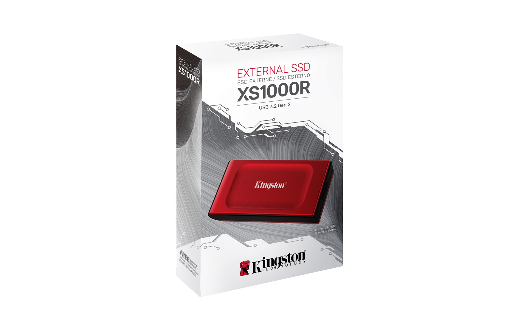 SSD i jashtëm Kingston SXS1000R, 2TB, 2.5"