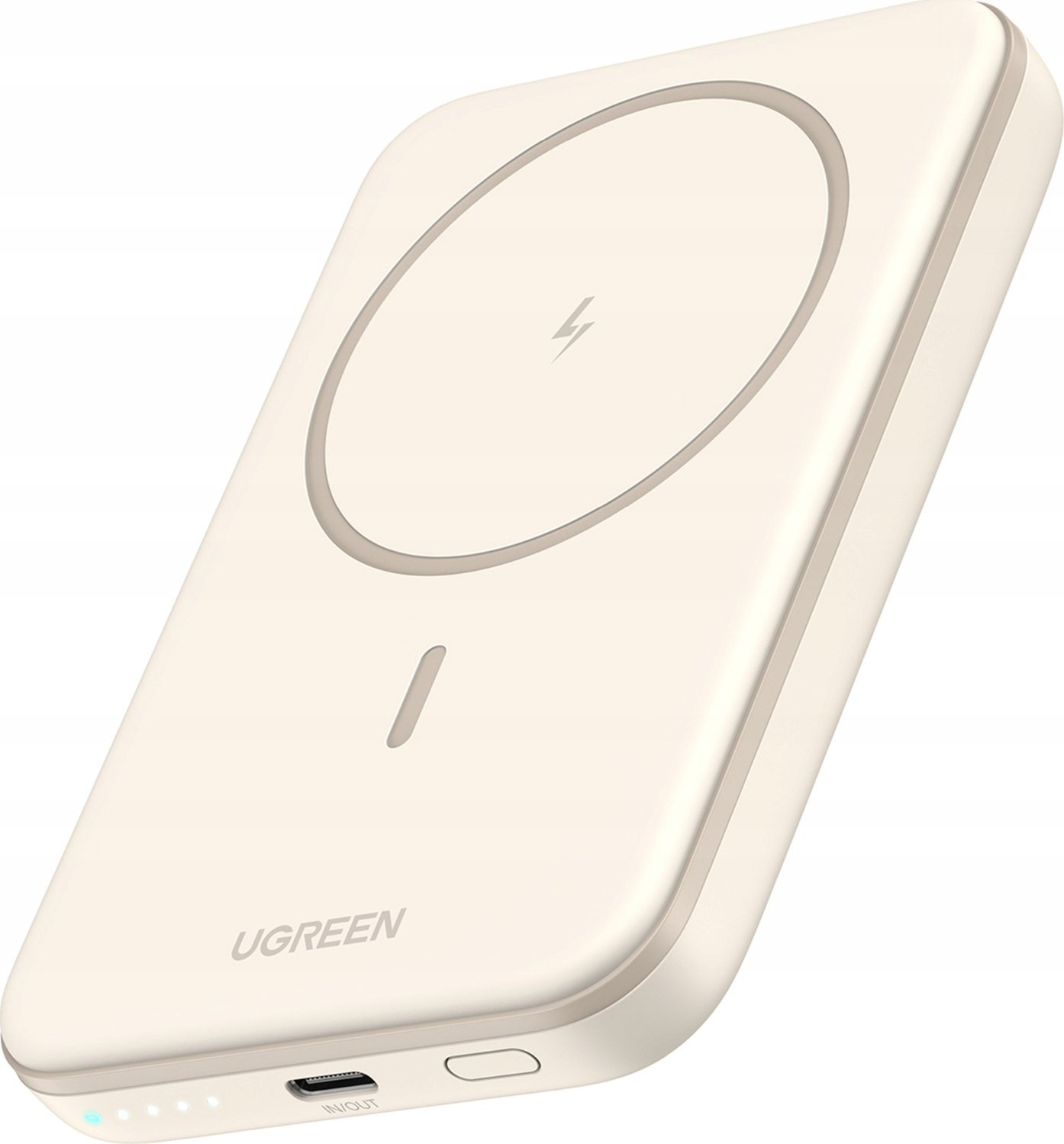 Power bank Ugreen 25207, 5000 mAh, karikim wireless, i zi