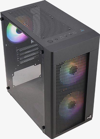 Kasë Aerocool Hexform FRGB, Mini Tower
