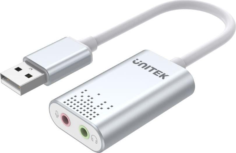 Kartelë e jashtme zëri Unitek Y-247A, e argjendtë