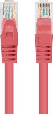 Kabllo rrjeti Lanberg Patchcord CAT6 UTP, 0.5m, set 10 copë, e kuqe