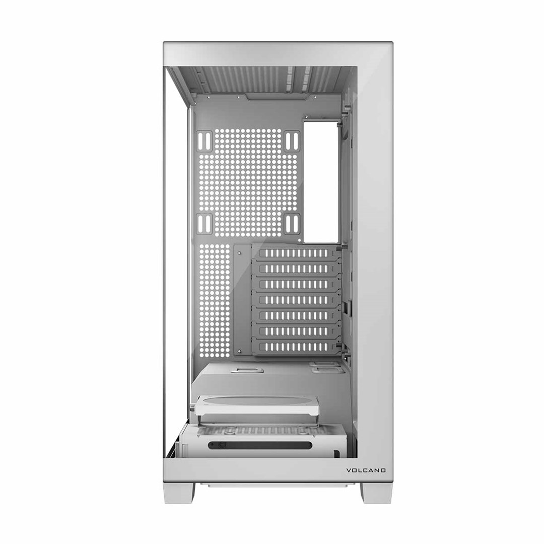 Kuti kompjuteri Modecom Stellar NF ARGB 20, ATX, pa ventilatorë, e bardhë