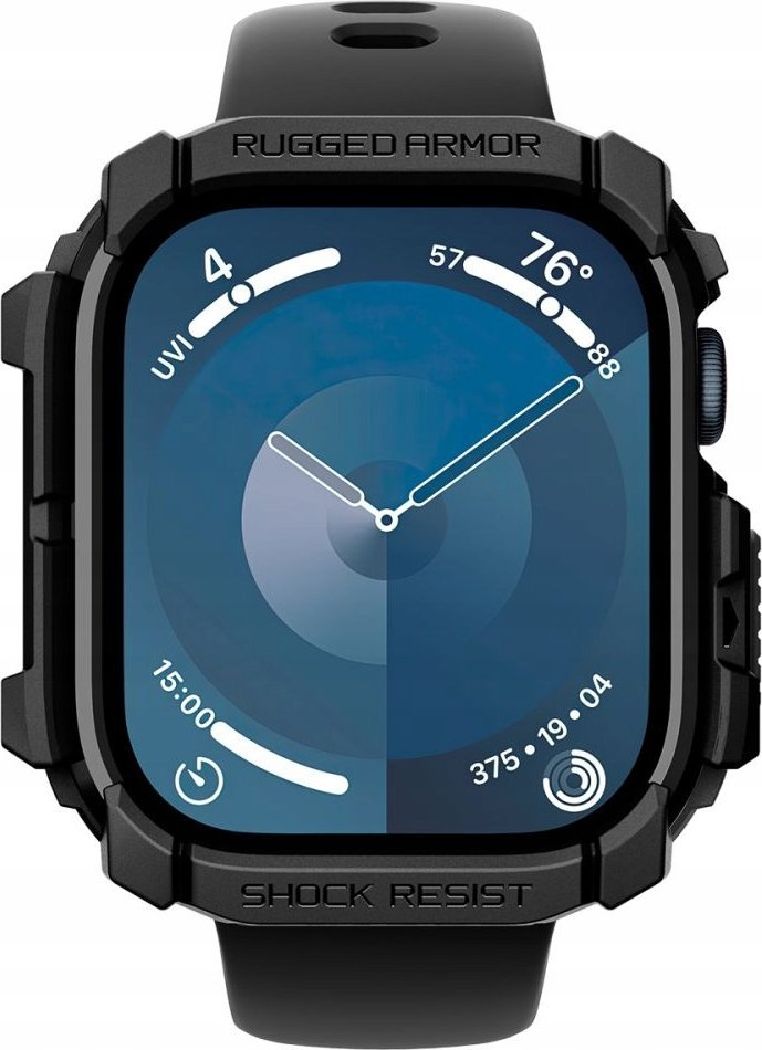 Mbulesë Spigen Rugged Armor, për Apple Watch 10 42mm, e zezë matt 2