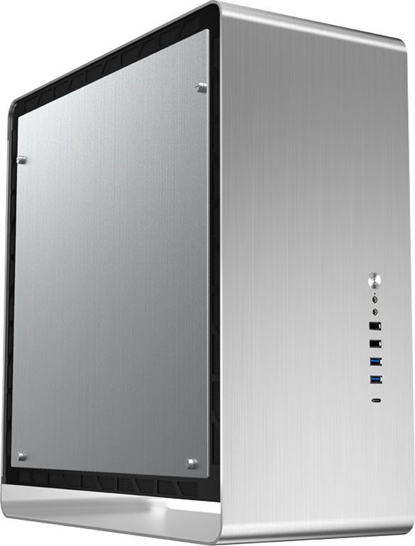 Куќиште за компјутер Jonsbo UMX6S, сребрена, Full Tower