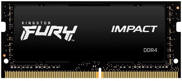Module të memories Kingston Fury Impact 16GB (2x8GB) DDR4 3200 CL20 SO-DIMM