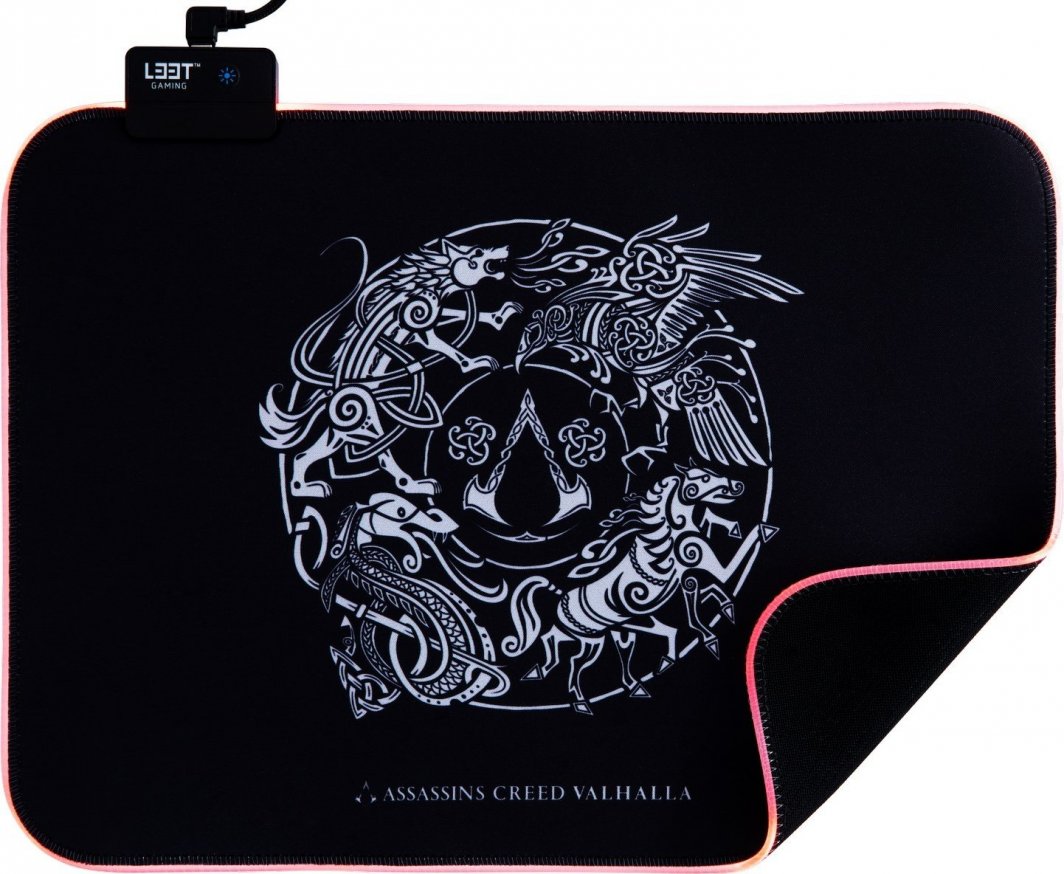 Mauspad Leet Assassins Creed RGB, M, i zi