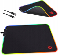 Mousepad lojërash Black L Light, RGB, 4mm, i zi