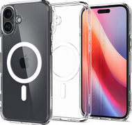 Mbështjellës telefoni Spigen Ultra Hybrid MagFit, për iPhone 15 6.1", transparent