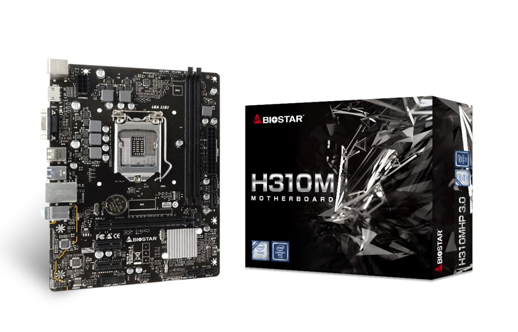 Pllakë amë Biostar H310MHP 3.0, Intel H310, LGA 1151, e zezë