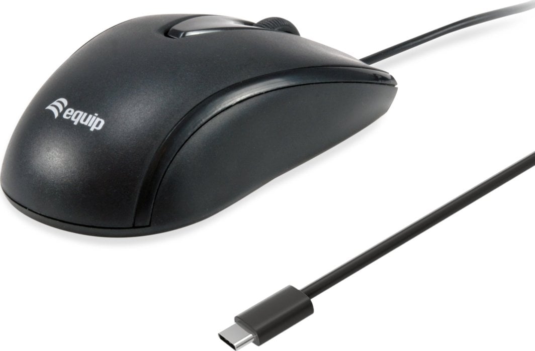 Mouse USB Equip 245116, USB C, kompakt, i zi