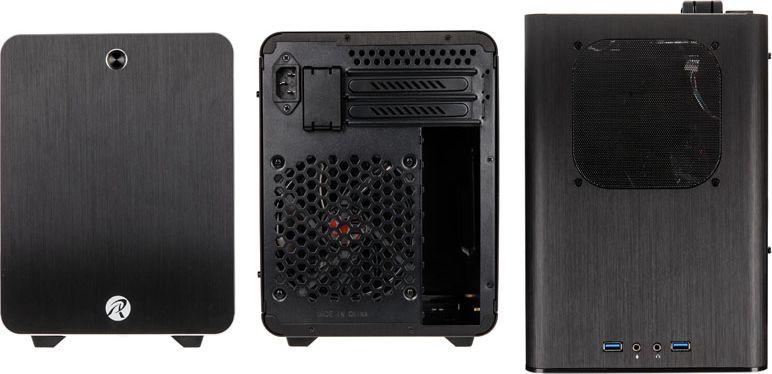 Kasë Raijintek Metis Plus, e zezë, Micro Tower