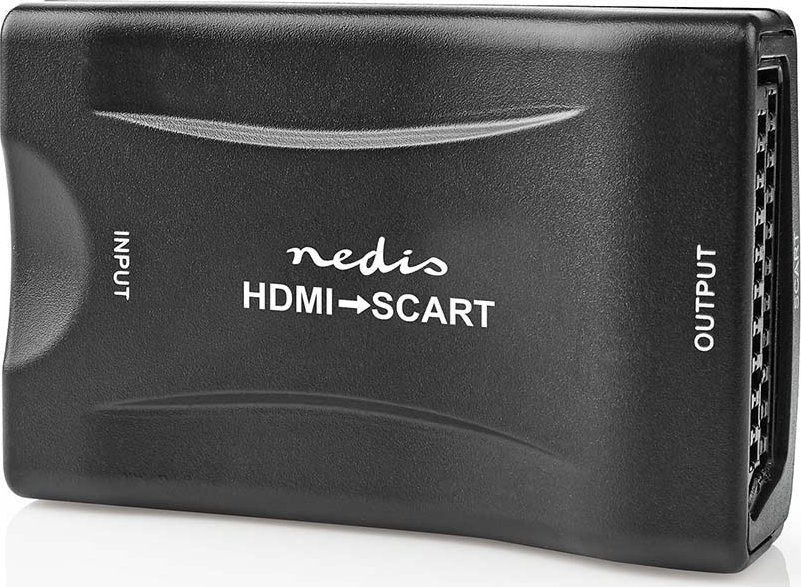 Konvertues HDMI në SCART Nedis, 1080p, Audio Adapter, i zi
