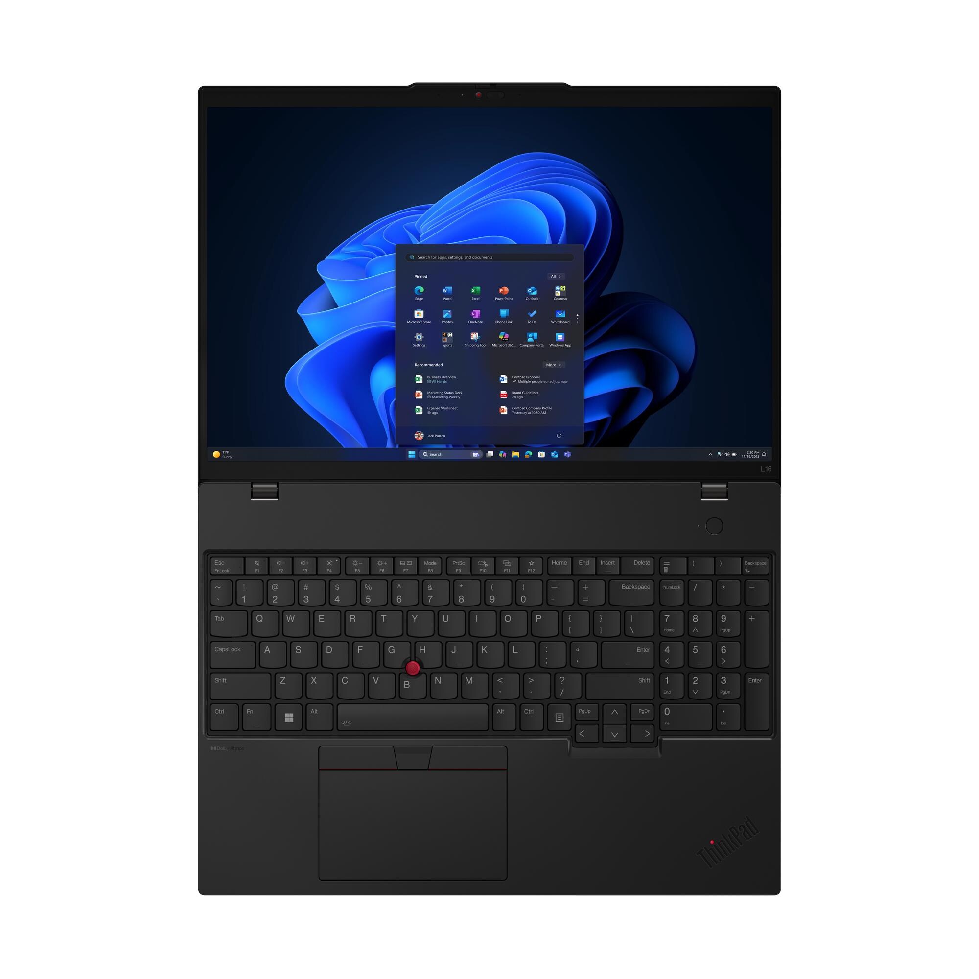 Laptop Lenovo ThinkPad L16 Gen 2, 16", Intel Core Ultra 5, 16GB RAM, 512GB SSD, i zi