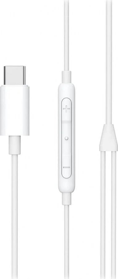 Kufje in ear ESTUFF, me kabllo USB C, me mikrofon, të bardha