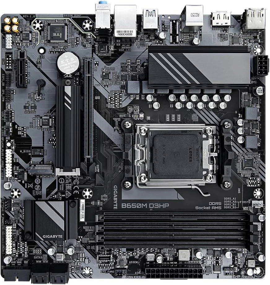 Pllakë amë Gigabyte B650M D3HP 1.0 - DDR5, AM5, mATX