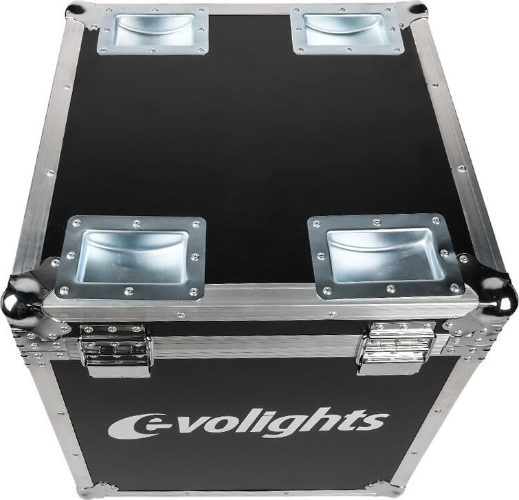 Valixhe transporti Evolights Lumeno Case 2IN1, për 2 projektorë skenikë, me rrota, e zezë