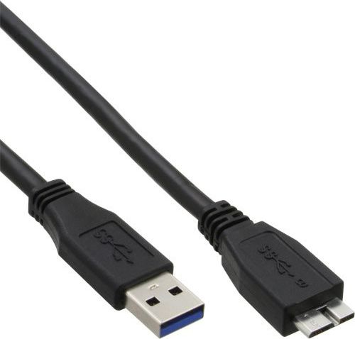 Kabllo USB InLine USB A në micro B, 1 m, USB 3.0, e zezë