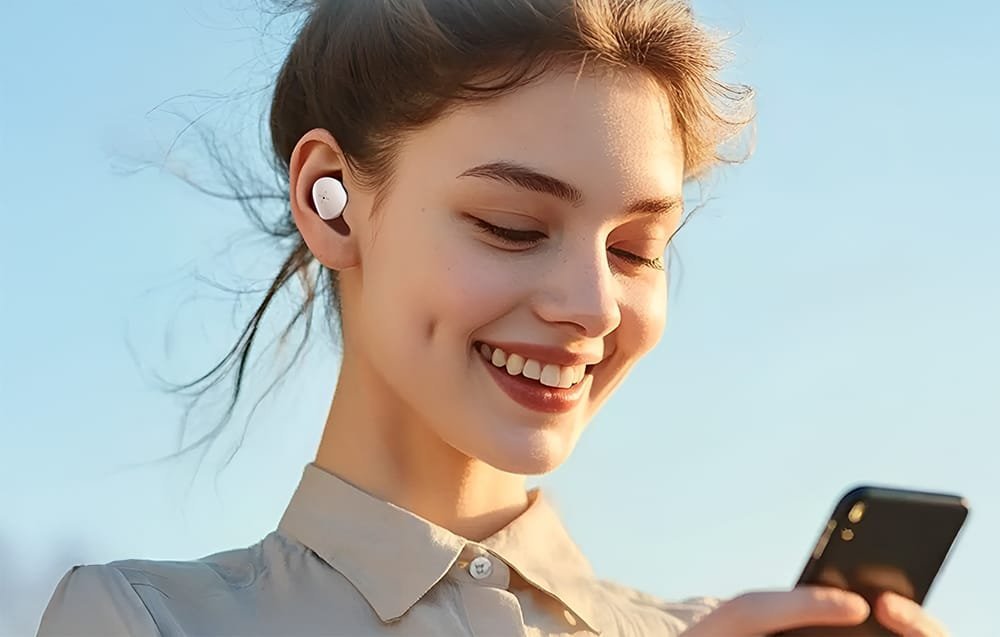 Kufje TWS Vention Tiny T17, Bluetooth 5.3, deri 20 orë bateri, rozë