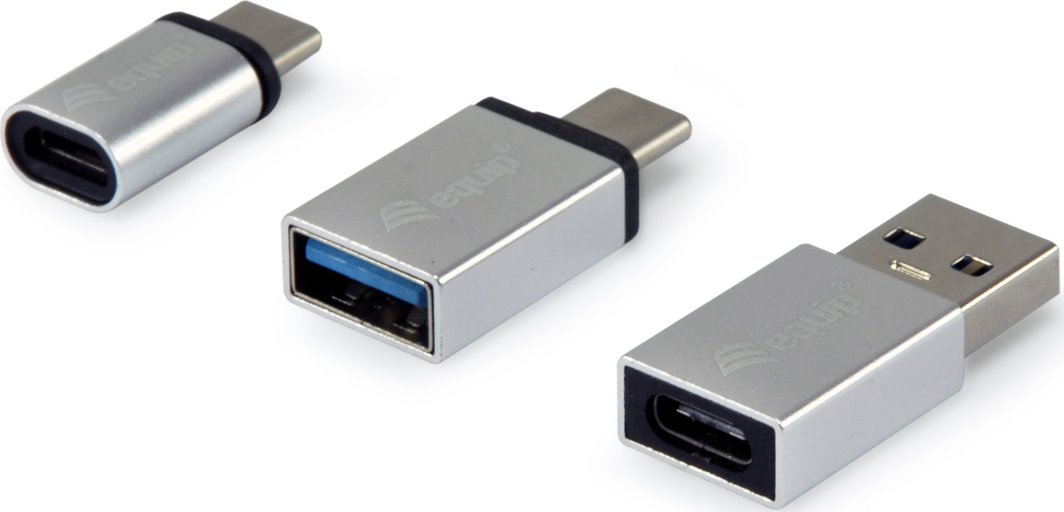 Adaptues USB C Equip OTG, set 3 copë, i zi
