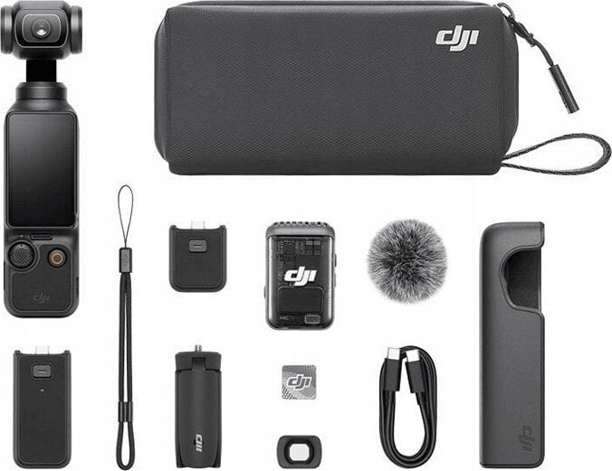 Kamerë DJI Osmo Pocket 3 Creator Combo 4K, e zezë