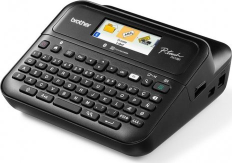Printer etiketa Brother PTD610BTVP, deri 24mm, USB dhe Bluetooth, i zi