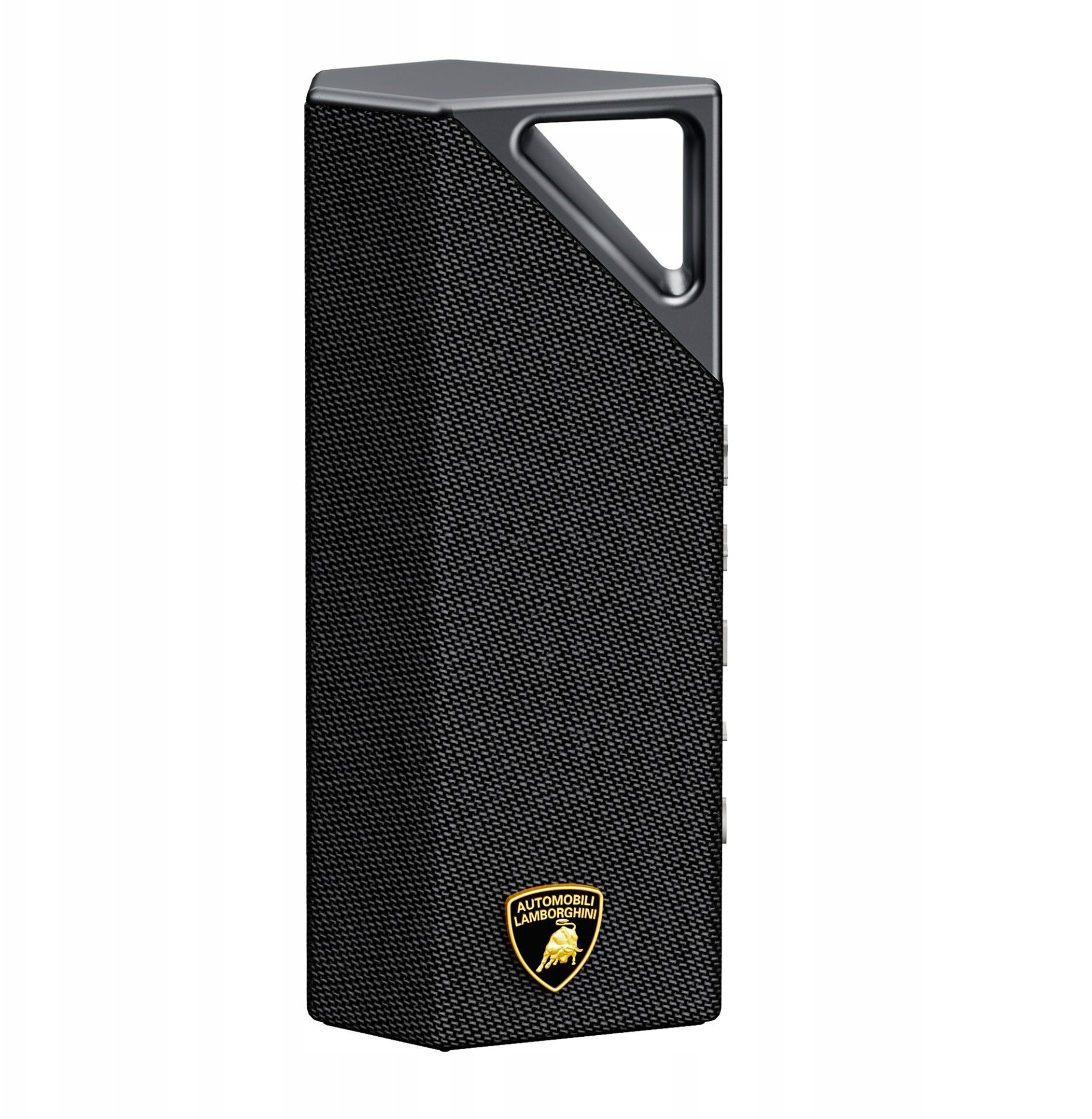 Altoparlant Bluetooth BUGANi Brief Lamborghini, IPX7, 10 orë bateri, i zi argjendtë
