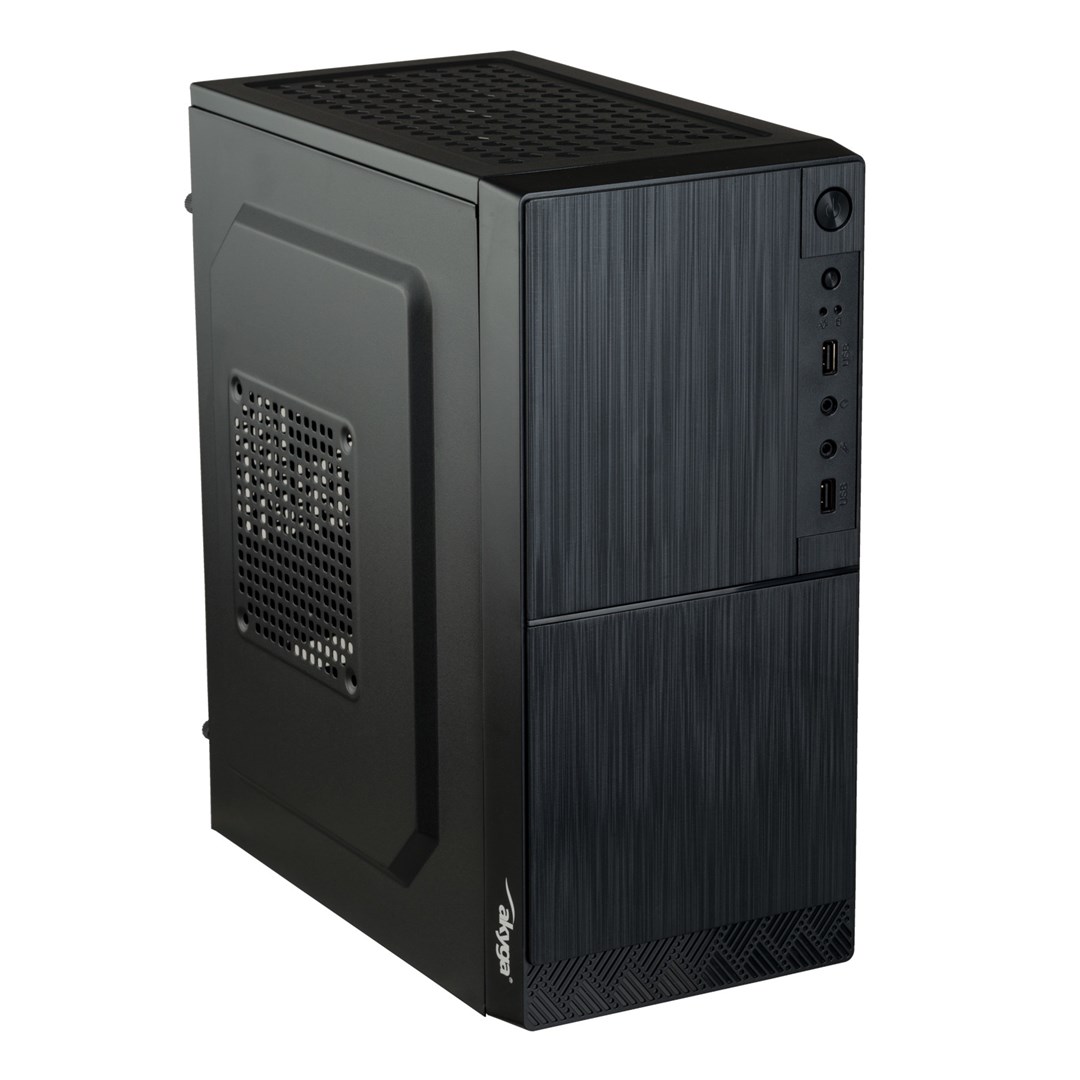 Kuti kompjuteri Akyga AK35BK Micro Tower, Micro ATX, USB 2.0, e zezë