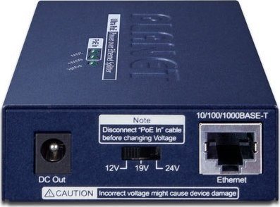 Splitter rrjeti Planet POE-172S, Power over Ethernet PoE, dalje 12V 19V 24V, i zi