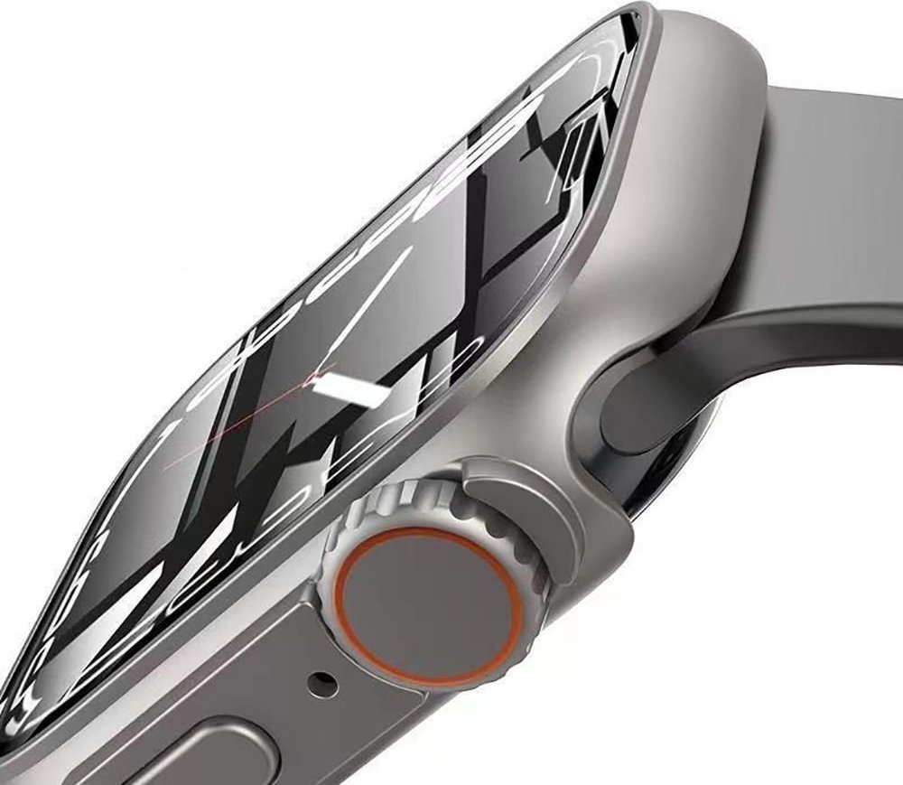 Kuti mbrojtëse Tech-Protect Defense360 për Apple Watch 4/5/6/SE 44mm, me xham të integruar, e zezë portokalli