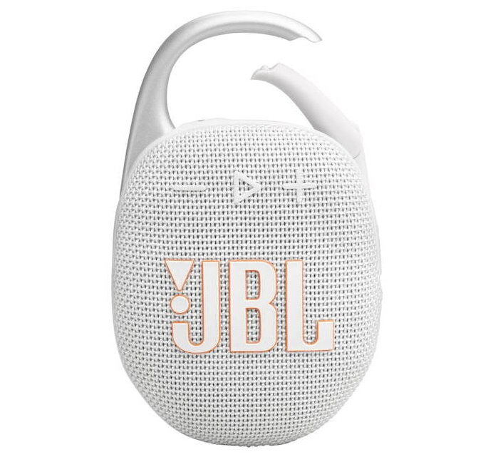 Folës portativ JBL Clip 5, Bluetooth, IP67, i bardhë