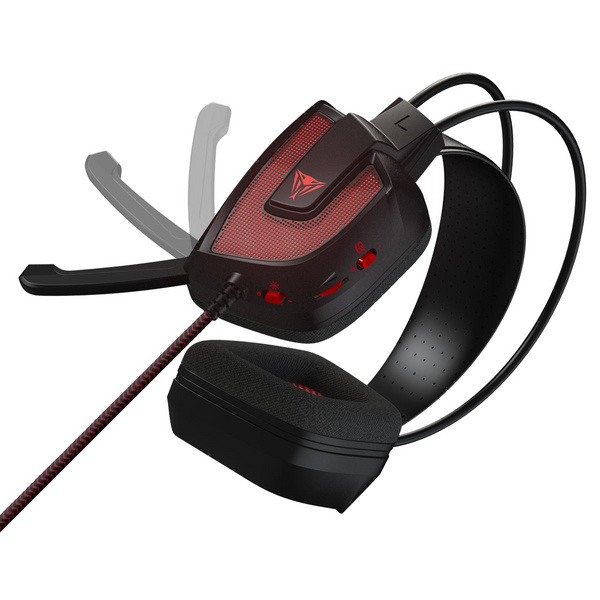 Kufje Patriot Memory Viper V360, të zeza/ kuqe
