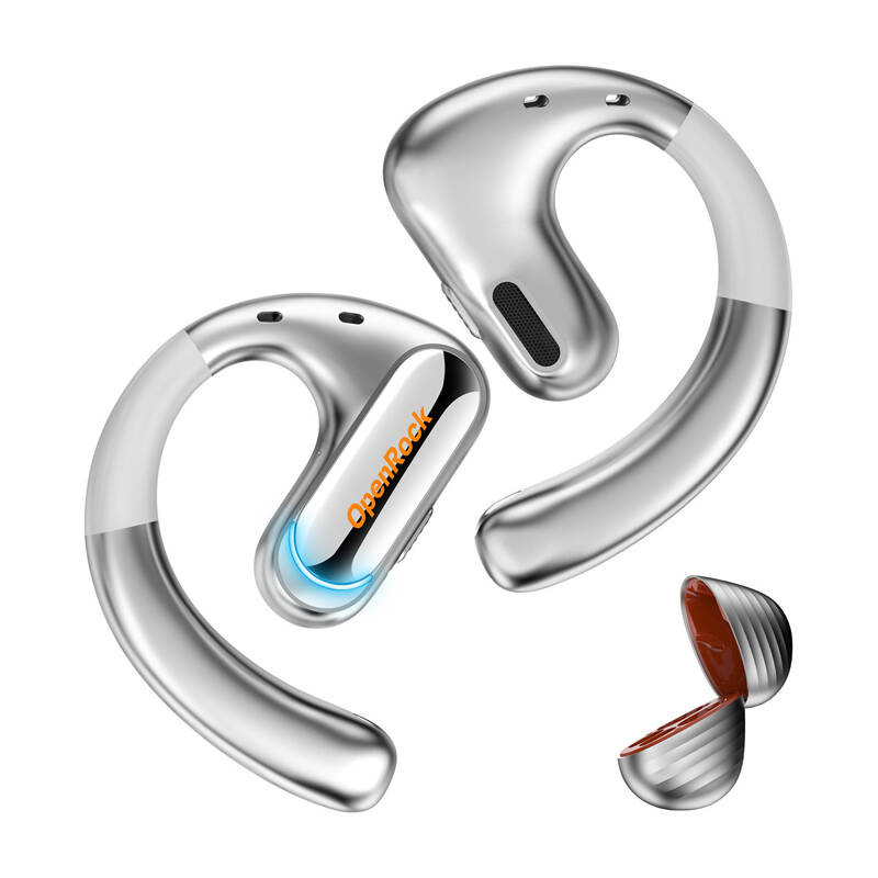 Kufje wireless OneOdio OpenRock Pro T1, ear free, rezistente ndaj ujit, argjendi