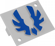 Logo kasë BitFenix për Shinobi, dekorative, blu e bardhë