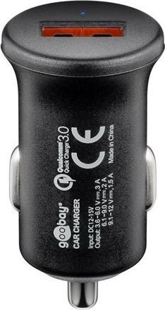 Полнач за ѕид Goobay Quick Charge 45162, 1x USB A, QC 3.0, бел