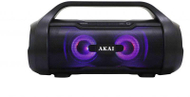 Kufje Bluetooth Akai ABTS-50, 15W RMS, IPX5, me drita RGB, të zeza