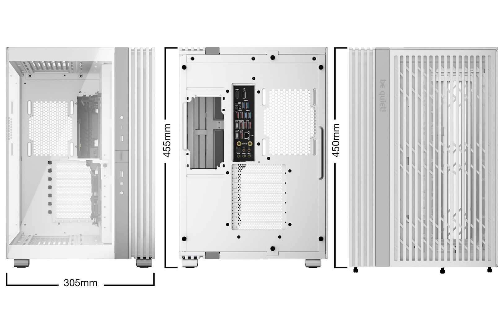 Kuti PC be quiet Light Base 600 DX, ATX, ARGB, e zezë