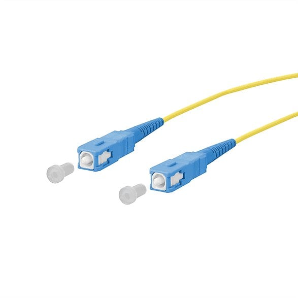 Kabllo rrjeti Metz OS2 Singlemode, fiber optike, 3m, e verdhë