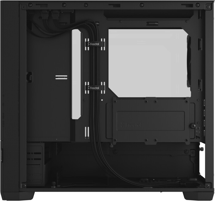 Kasë kompjuteri Fractal Design Pop Mini Silent Black TG Clear Tint