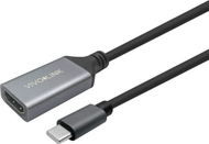 Kabllo Vivolink PROUSBCHDMIMF3 USB C në HDMI, 3m, 4K 60Hz, e zezë