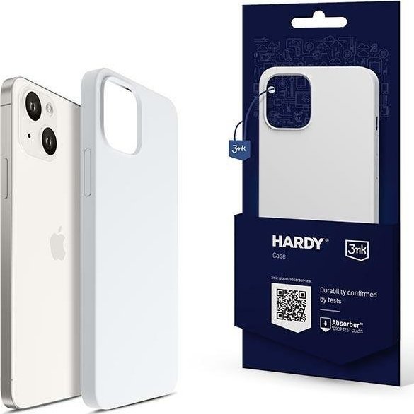 Мобилна маска 3MK Hardy Case за iPhone 14 Plus 6.7", MagSafe, бела