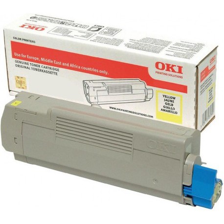 Toner për printer OKI C712, 11500 faqe, i verdhë