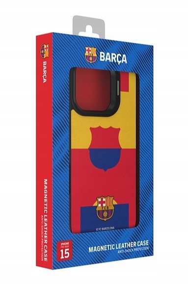 Mbulesë telefoni OCPC FC Barcelona, lëkurë PU, kundër rrëshqitjes, me mbajtës, shumëngjyrëshe