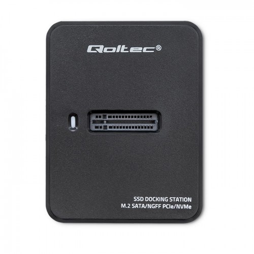 Doking stacion për SSD M.2, SATA PCIe NVMe NGFF, i zi