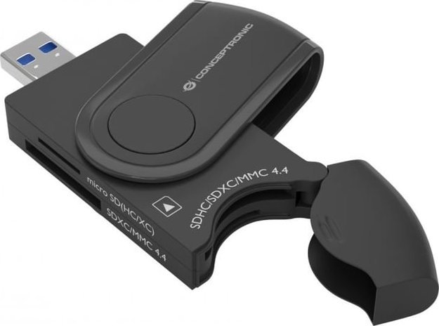 Lexues kartelash Conceptronic StreamVault BIAN04B, USB 3.2 Gen 1, 5 Gbps, i zi