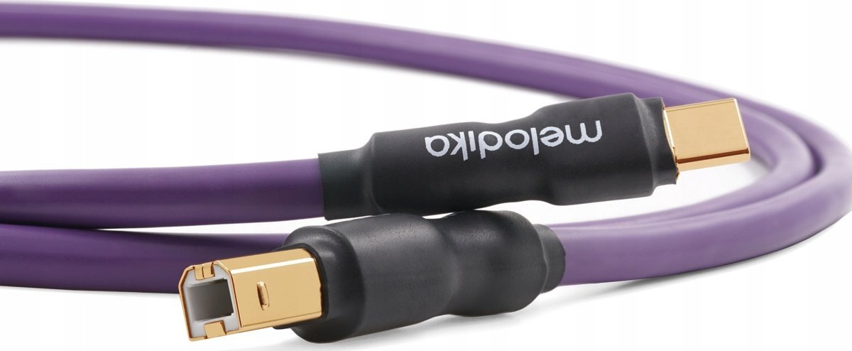 Kabllo USB Melodika MDUCB60, USB C në USB B, 6 m, kontakte gold 24K