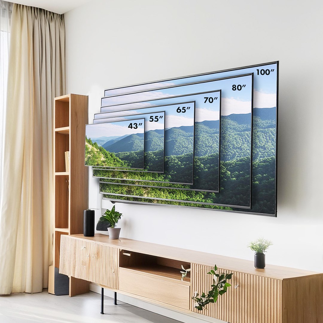 Mbajtëse muri për TV Maclean MC-423, 43-100", e zezë
