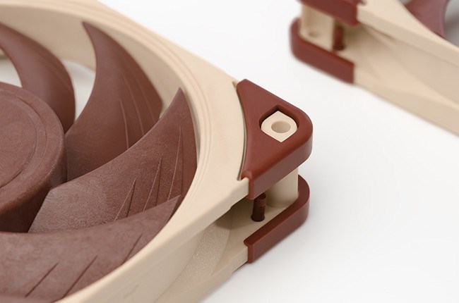 Ftohës Noctua NF A12x25 ULN, 12 cm, i kuq / bezhë